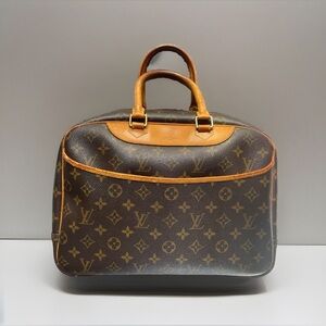 LV Louis Vuitton Deauville - Brown Leather Monogram